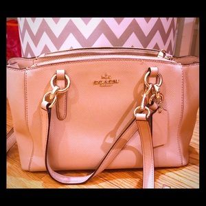 Coach Light Pink Carryall Bag